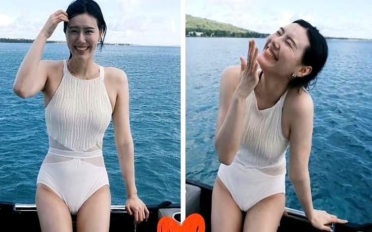 29岁不愁工作！泳坛女神刘湘退役后，活得越来越“放飞”了。最近她晒出一组海边