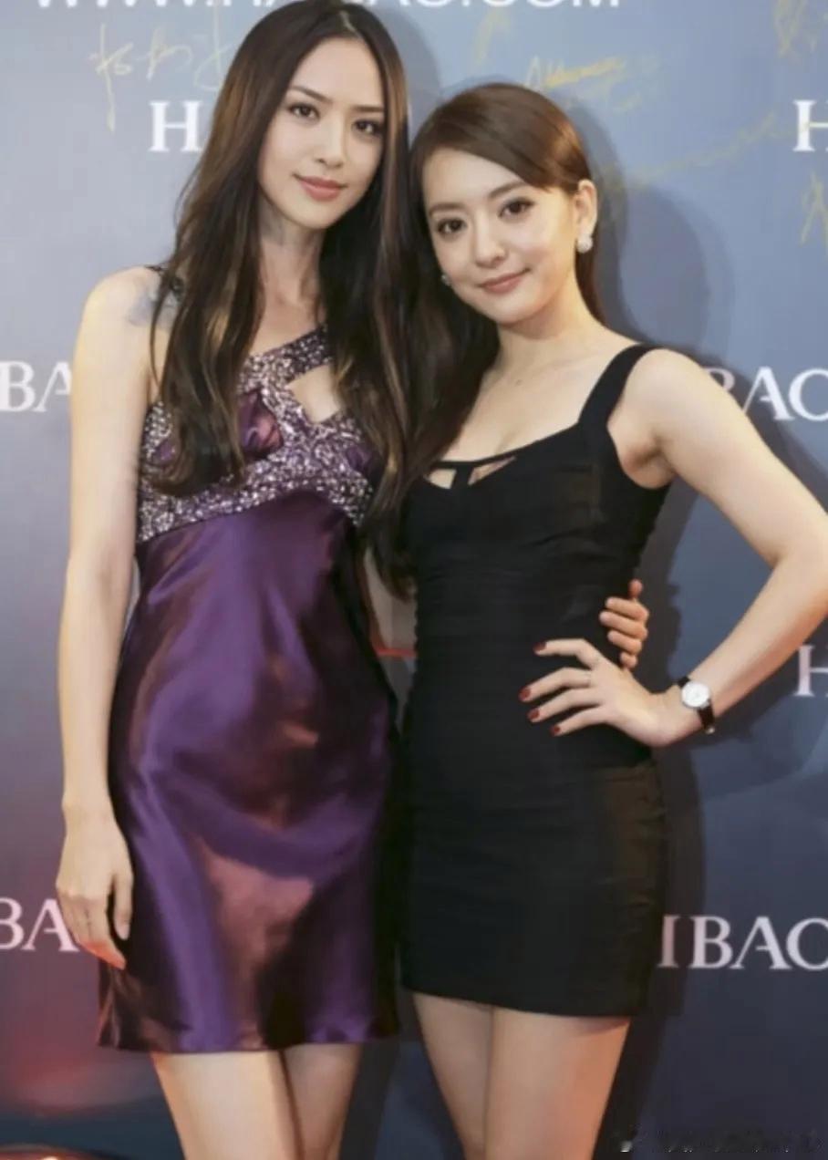 郭富城的妻子方缓，人高马大肤白貌美，旁边的女子身姿健壮颇有古典美，两个人的身材不