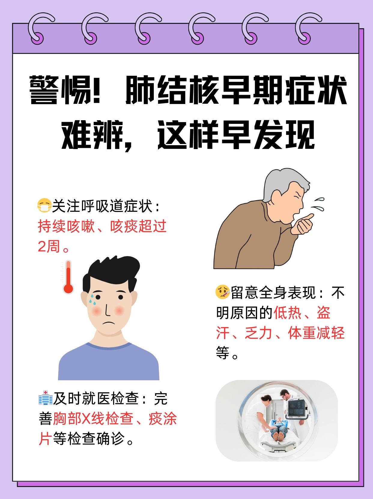 别以为结核病离你很远！它藏在咳嗽飞沫里，专挑免疫力弱、防护松懈的人下手。今天这篇