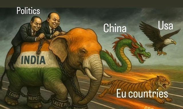 印度自认为仅次于美俄，第三大军事强国，连中国都不放在眼里！印度军队规模大，活