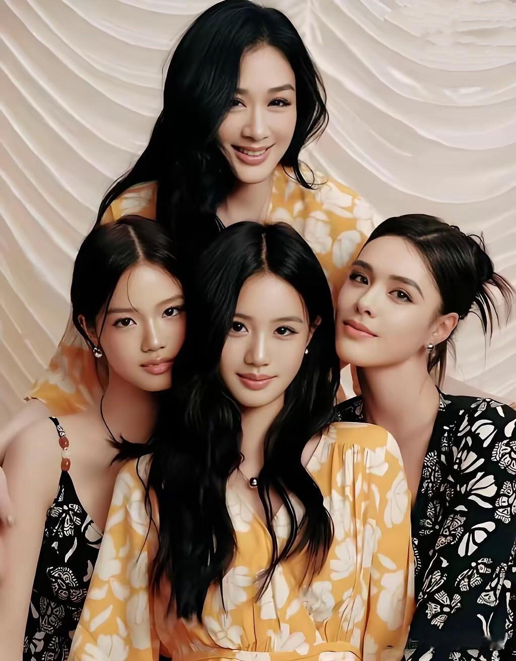 钟丽缇的三个女儿个个貌美如花！大女儿：张敏均今年28岁，爸爸是钟丽缇第一任丈夫比利时人。二女儿：张思