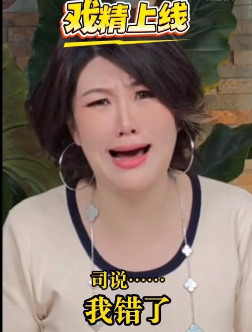 她终于把最后那层脸皮也撕了。视频里素颜，眼肿着，亲口承认：“我编的。”不是道