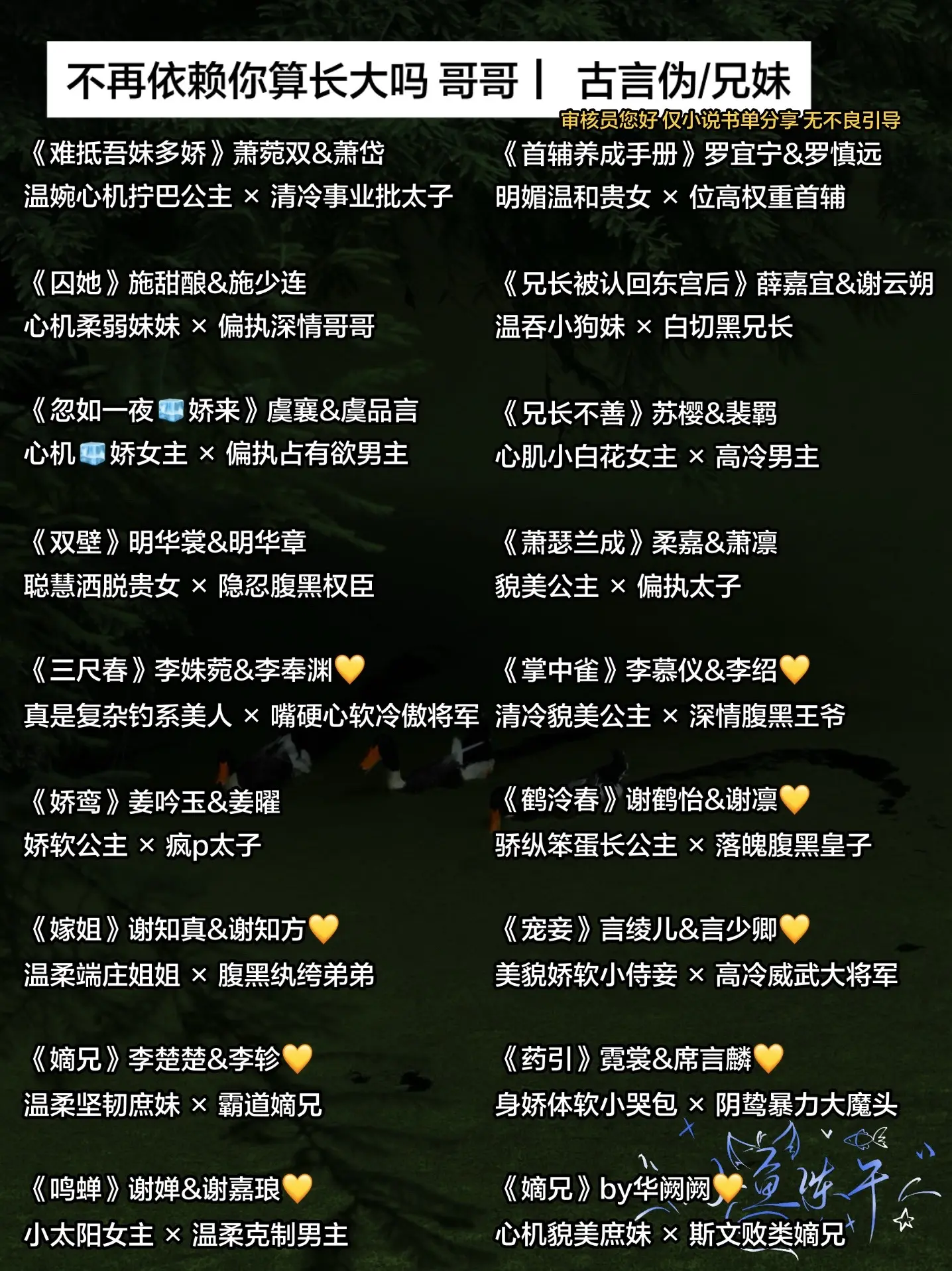 不再依赖你算长大吗 哥哥  ▏古言伪骨科。