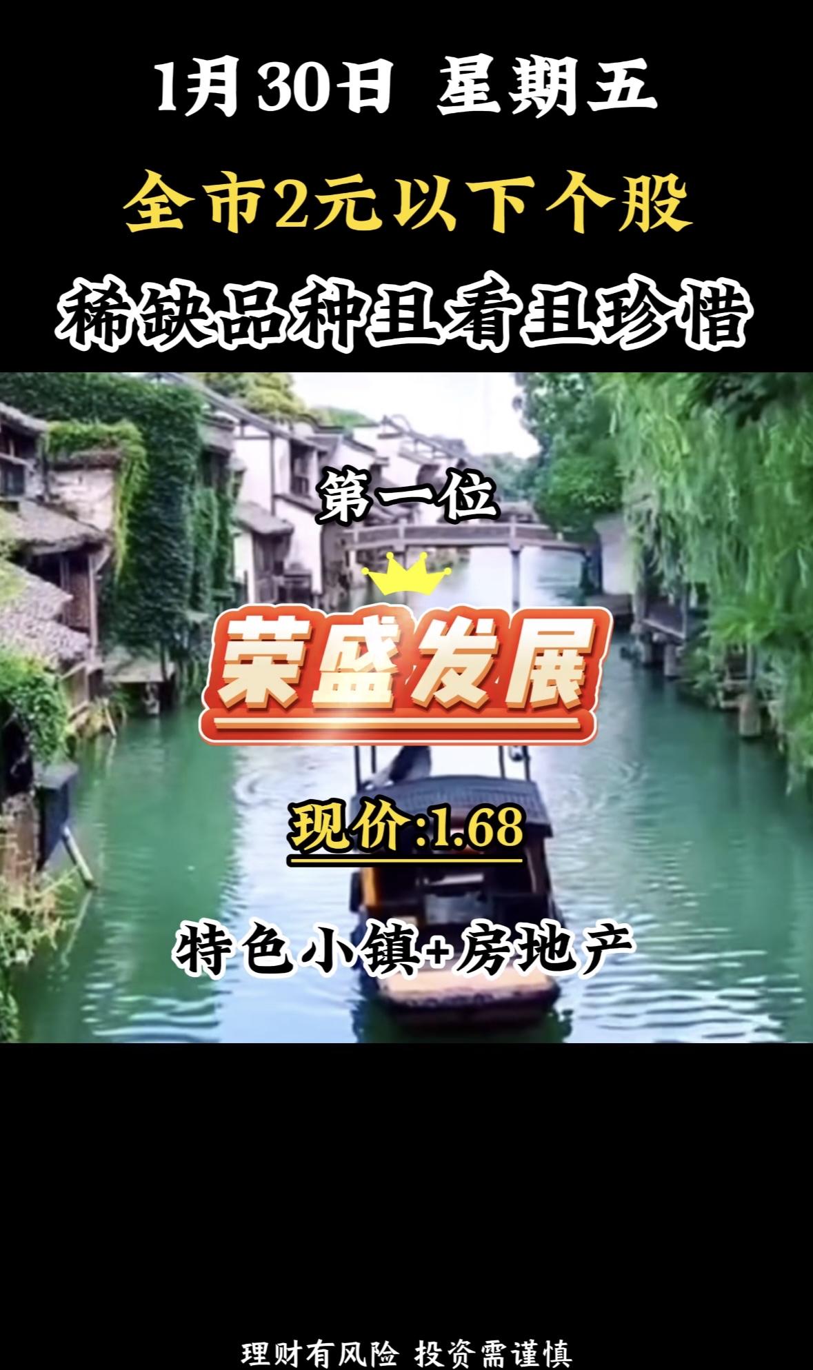 “1月30日，2元以下低价股梳理永泰能源现价1.73元，投资需谨慎！”🌞?