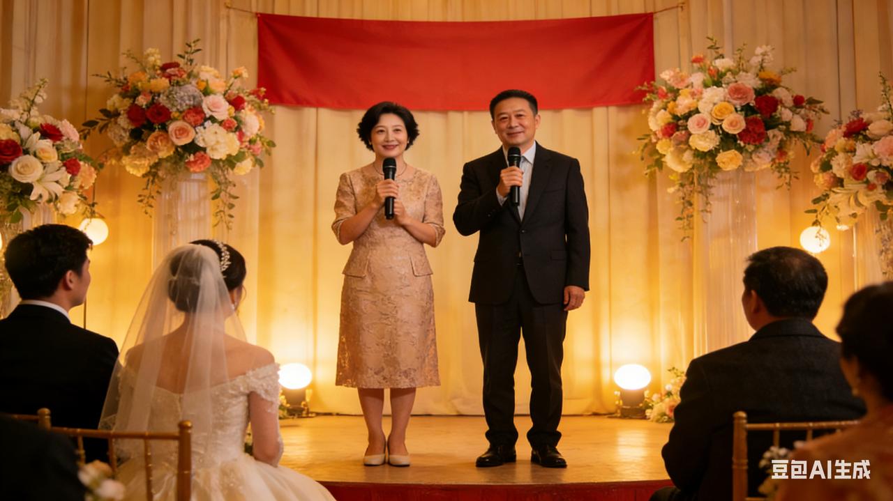 一位婚礼主持者非常有道理的话：儿子结婚，父母发言只讲这三句话就可以了：第一