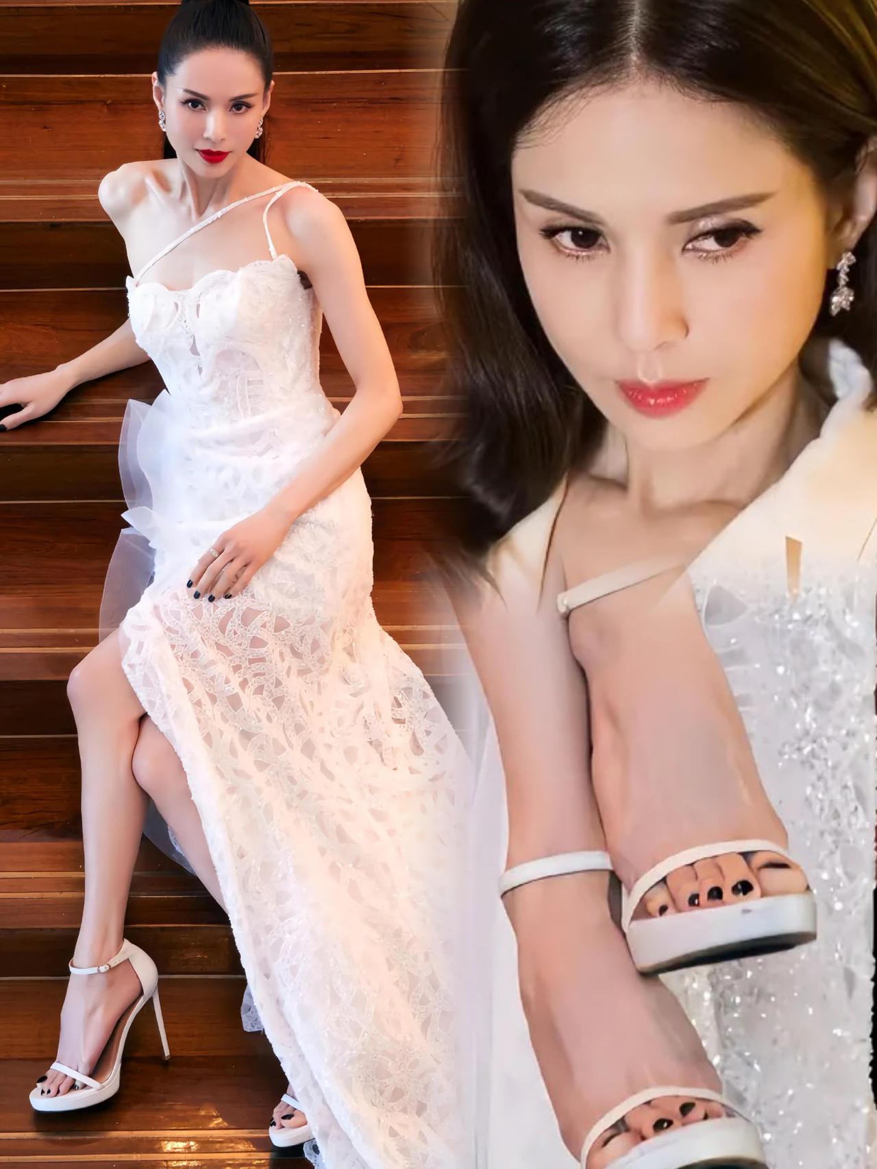 小龙女李若彤身高为165cm中国香港影视演员，有众多经典代表作电视剧