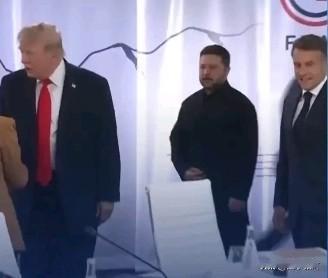 我算是看明白了乌克兰和俄罗斯的战斗，根本不是美国在支持。而是马克龙等欧洲领导人