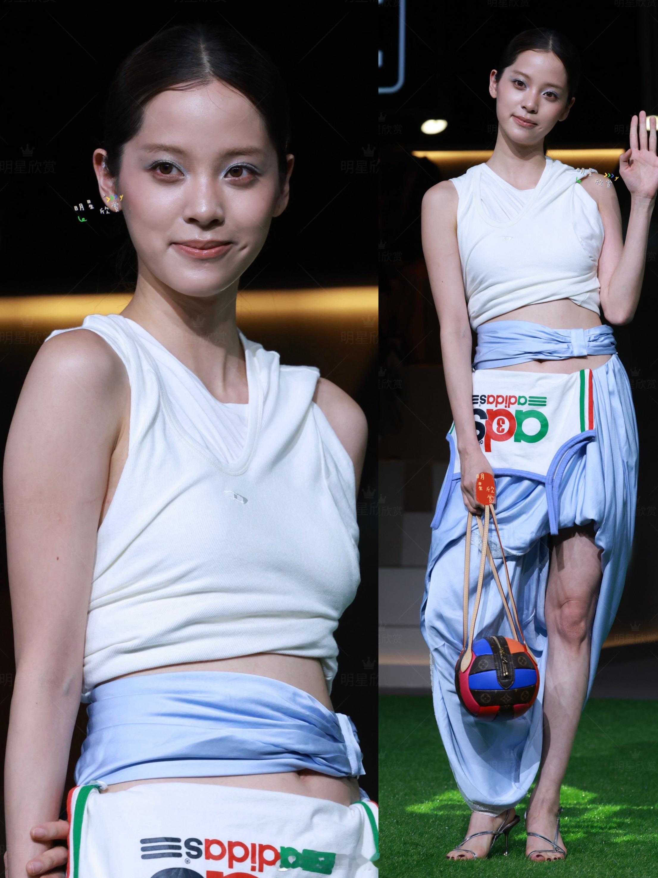 青春活力的娜比，赴一场盛夏派对时尚中国之夜第二组生图