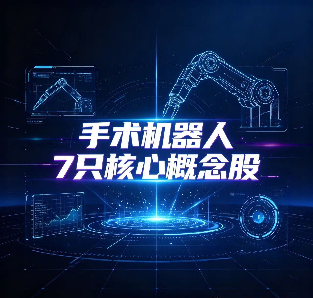 手术机器人7只核心概念股1.天智航（688277）被称为“手术机器人第一股”，