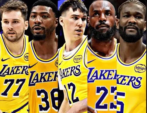 正确组合？湖人目前首发五人组：——进攻效率121.5——防守效率102.8