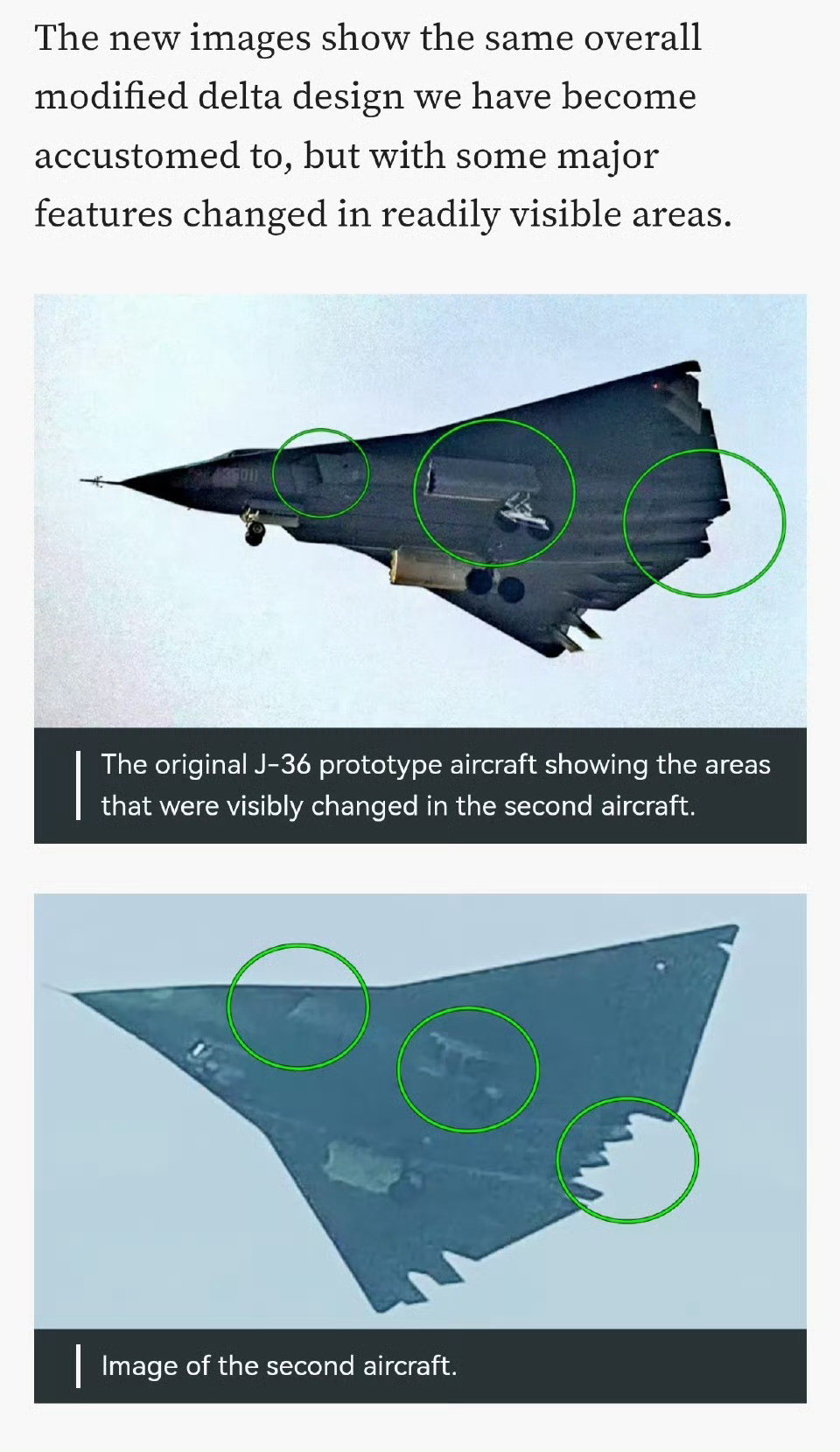 外网图，咱们的南六代都出改款了？？？进气道，尾喷口，起落架都改了。我就问一下，你