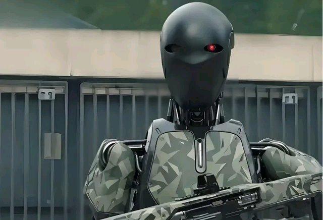 俄乌战场惊现“幻影MK-1”持枪机器人，这简直像《终结者》走进现实！它身高1