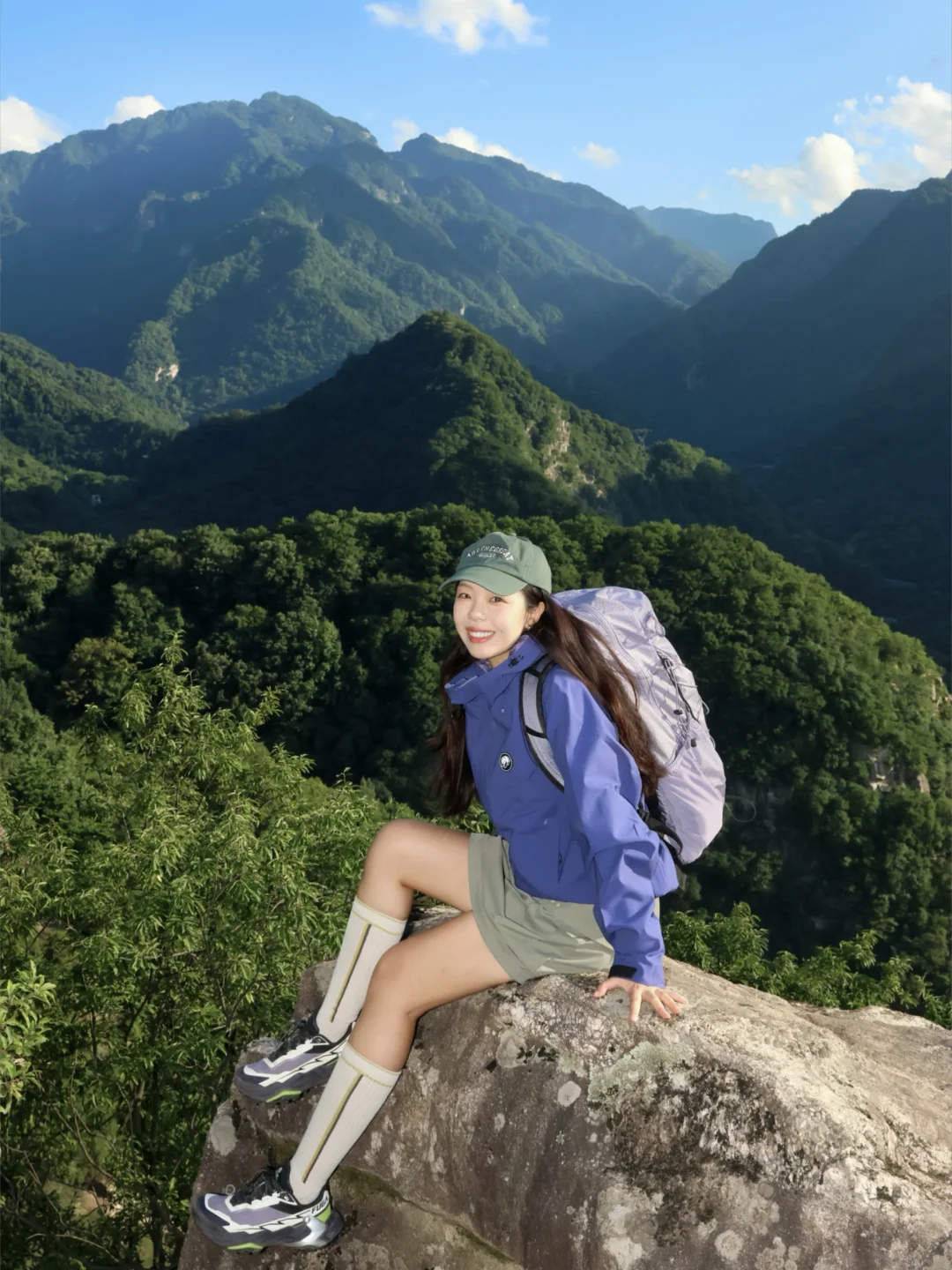 西安沣峪崖壁古道徒步⛰️玩水爬山两不误~