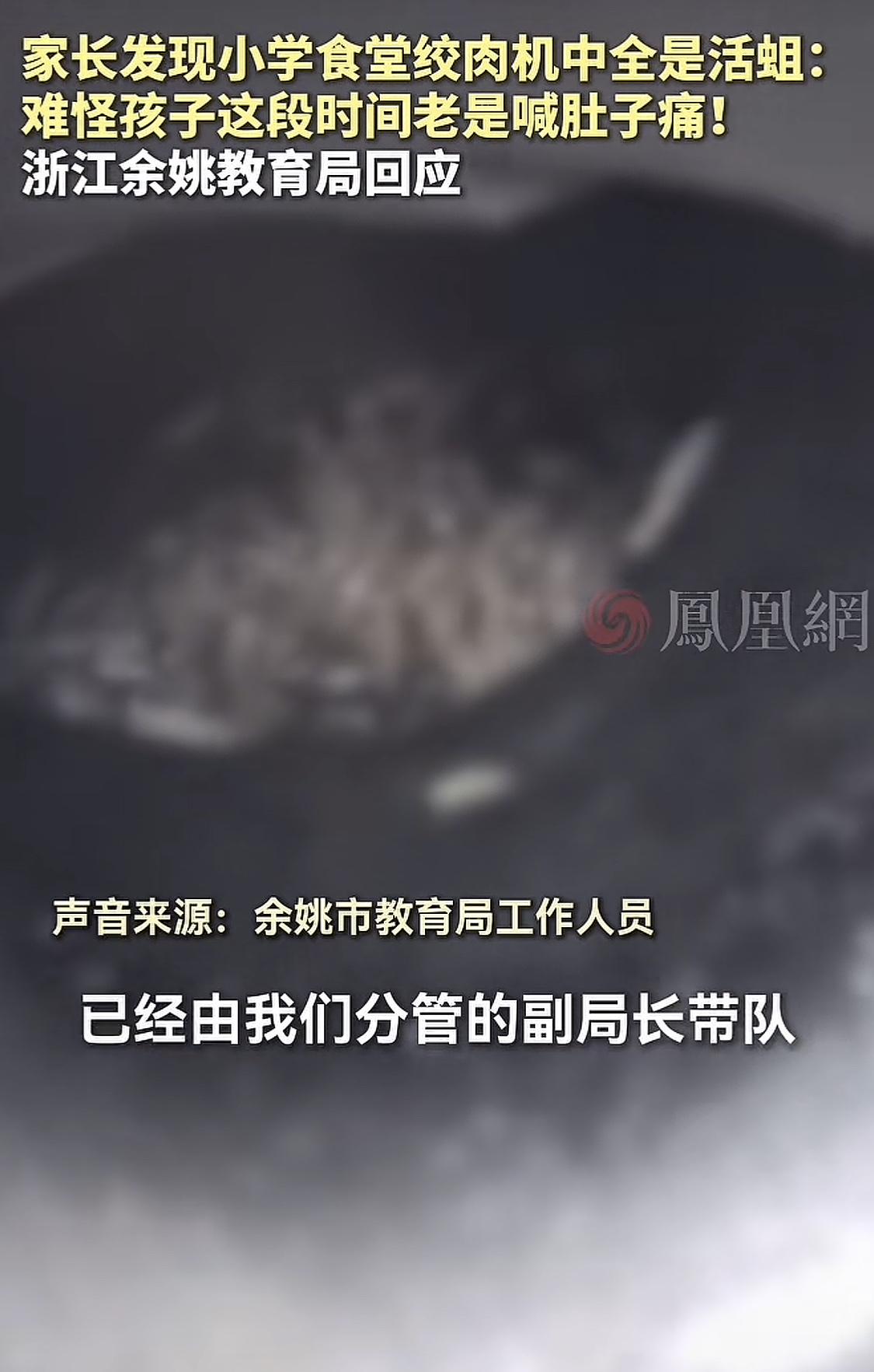 食堂绞肉机惊现活蛆，密密麻麻的还在蠕动令人作呕，难怪孩子这段时间老喊肚子疼！5