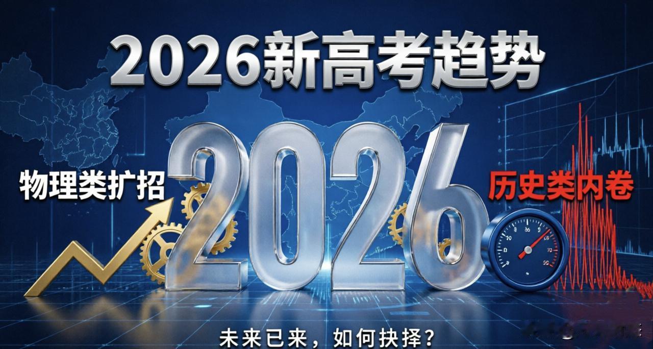 2026高考变天了？物理类扩招历史类挤破头，选错赛道多考30分也白搭！离20