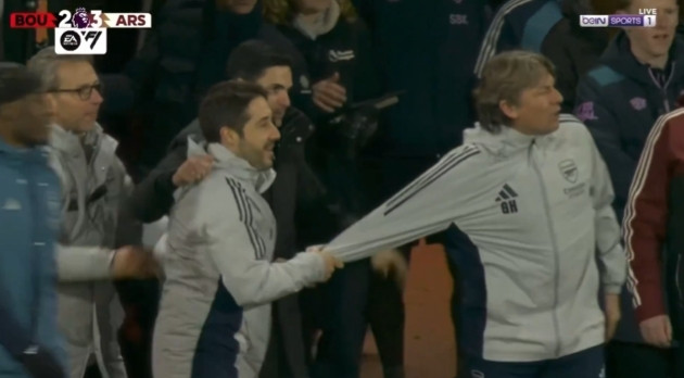 算了算了! 全场结束海因策欲进场battle, 阿尔特塔厄德高赶紧拉住