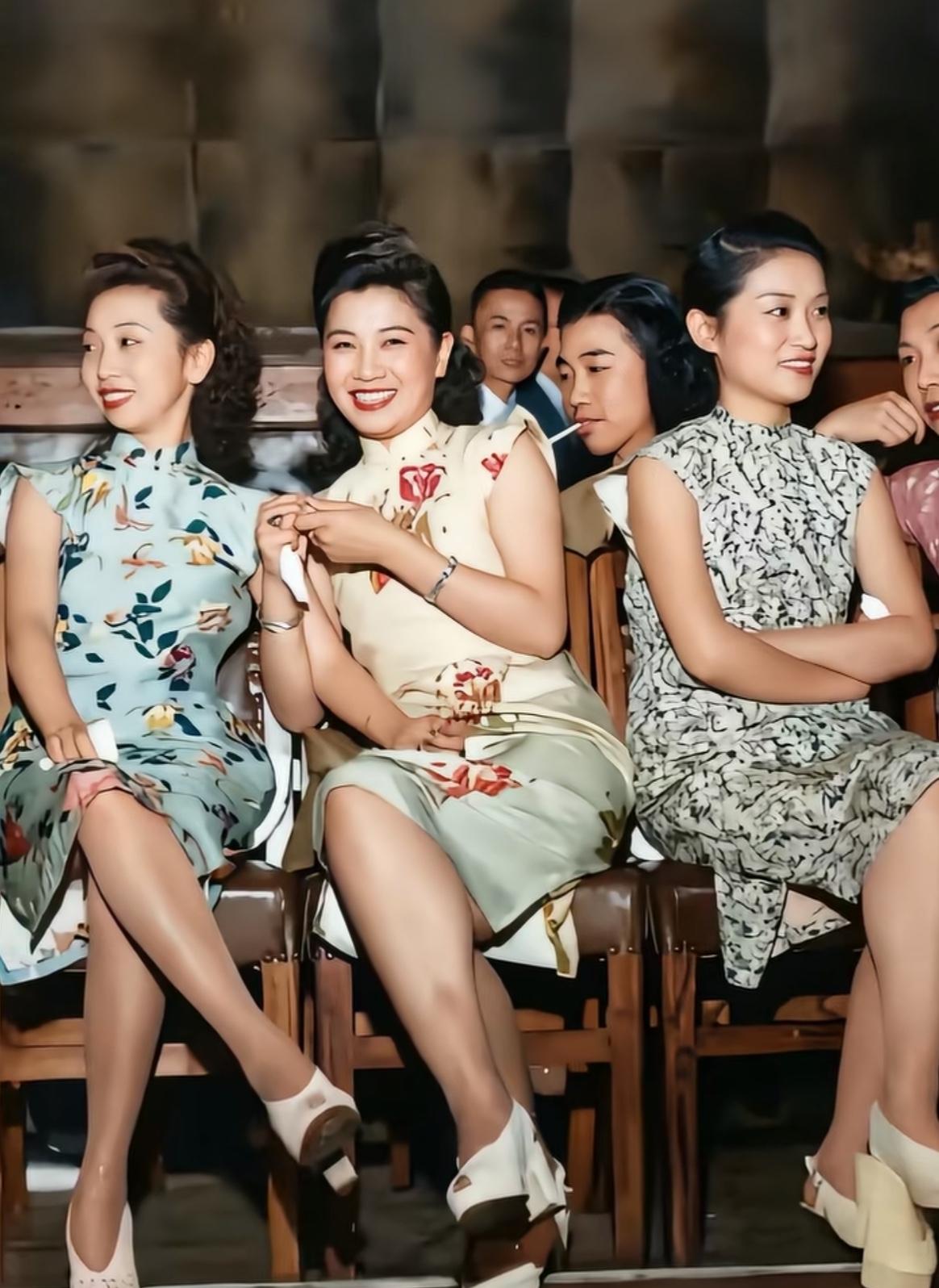 上世纪40年代，上海舞女。