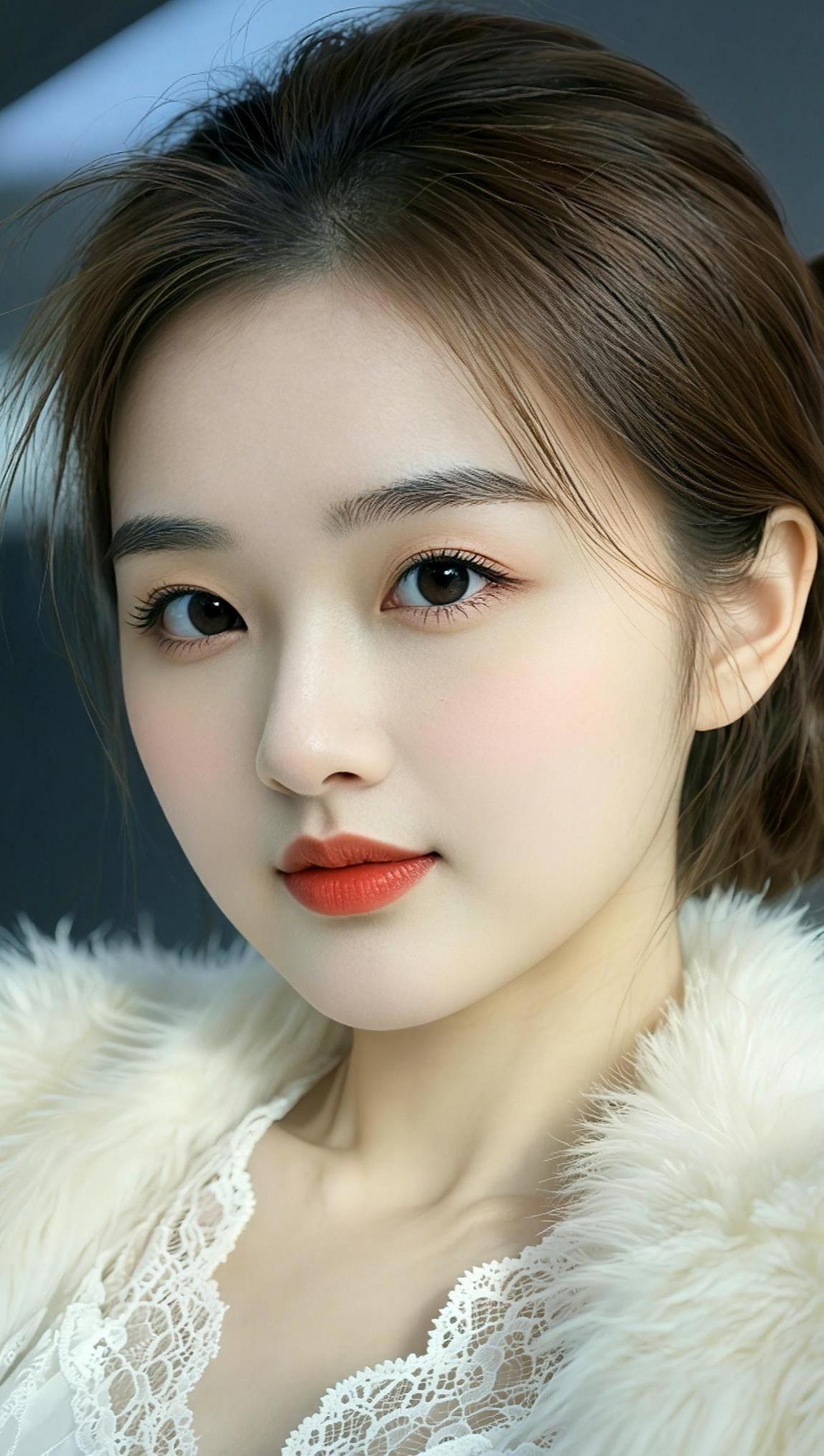 毛绒清新照  颜值在线 清纯甜美女孩 甜系美女