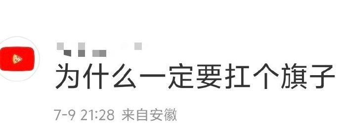 一杆红旗让魑魅魍魉应激了。其实我们都知道为什么会要扛这么一面旗帜。有了这面旗