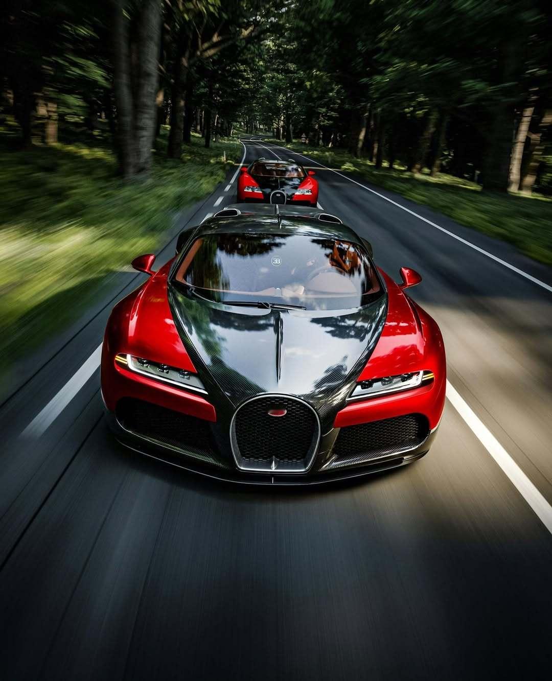 一天一张文艺照“肥龙”回归～布加迪发布FKPHommage，布加迪Progr