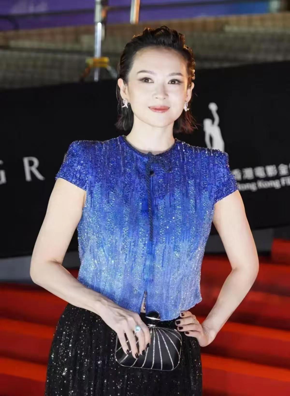 增胖后的章子怡[玫瑰]
