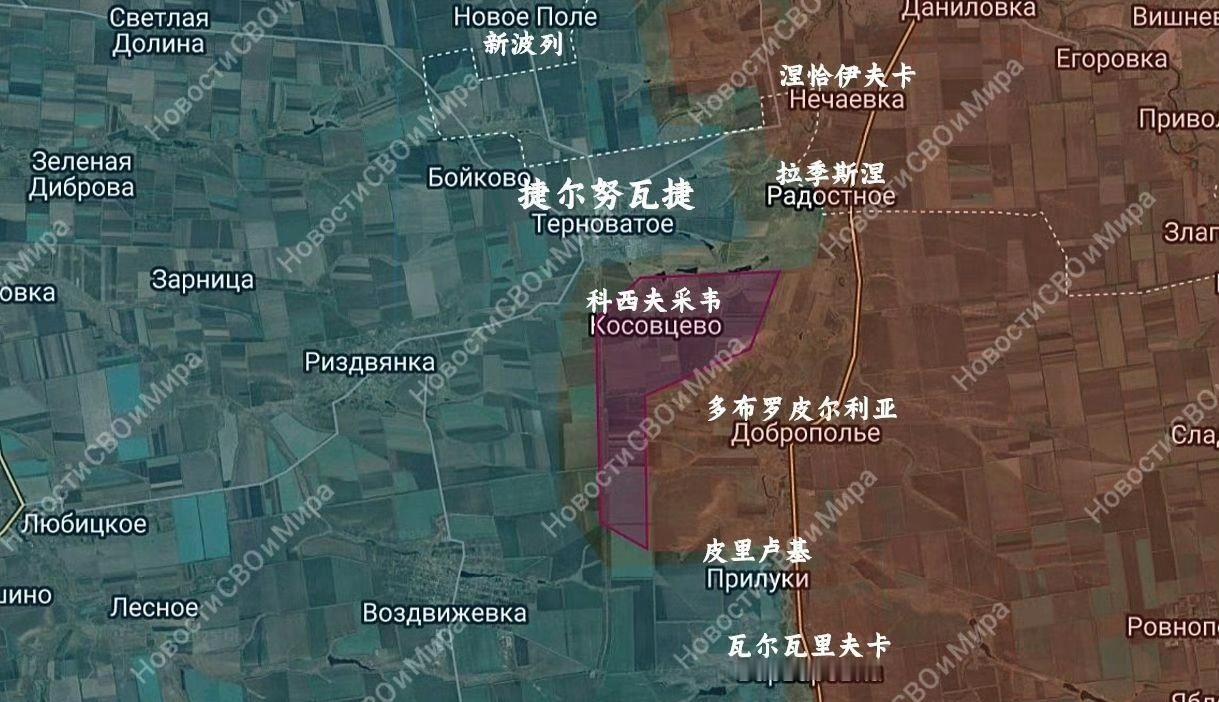 俄军解放科西夫采韦！控制胡里艾伯勒95%！12月26日，俄军解放了扎波罗热方向