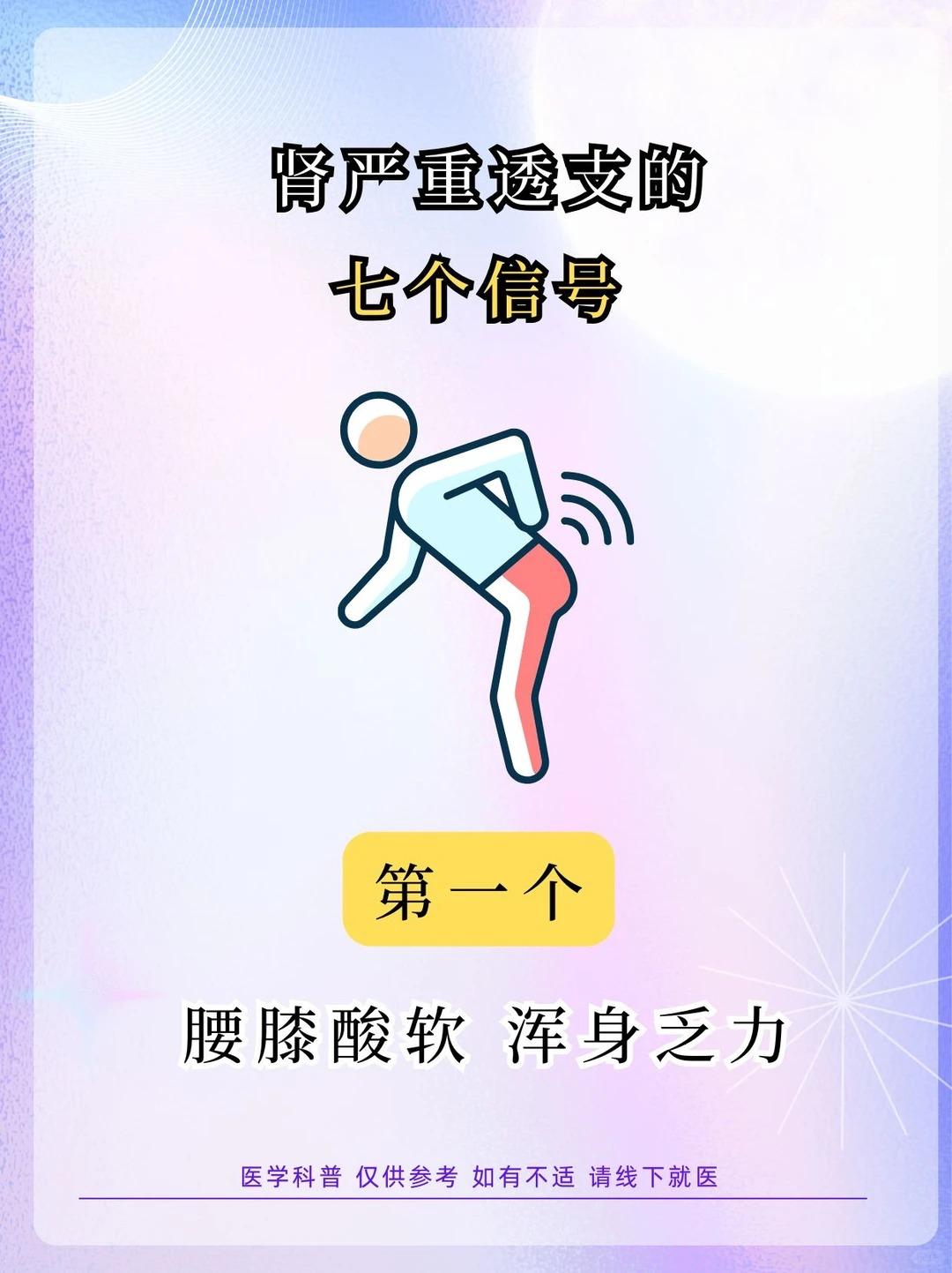 肾严重透支的7个信号，你一定要知道