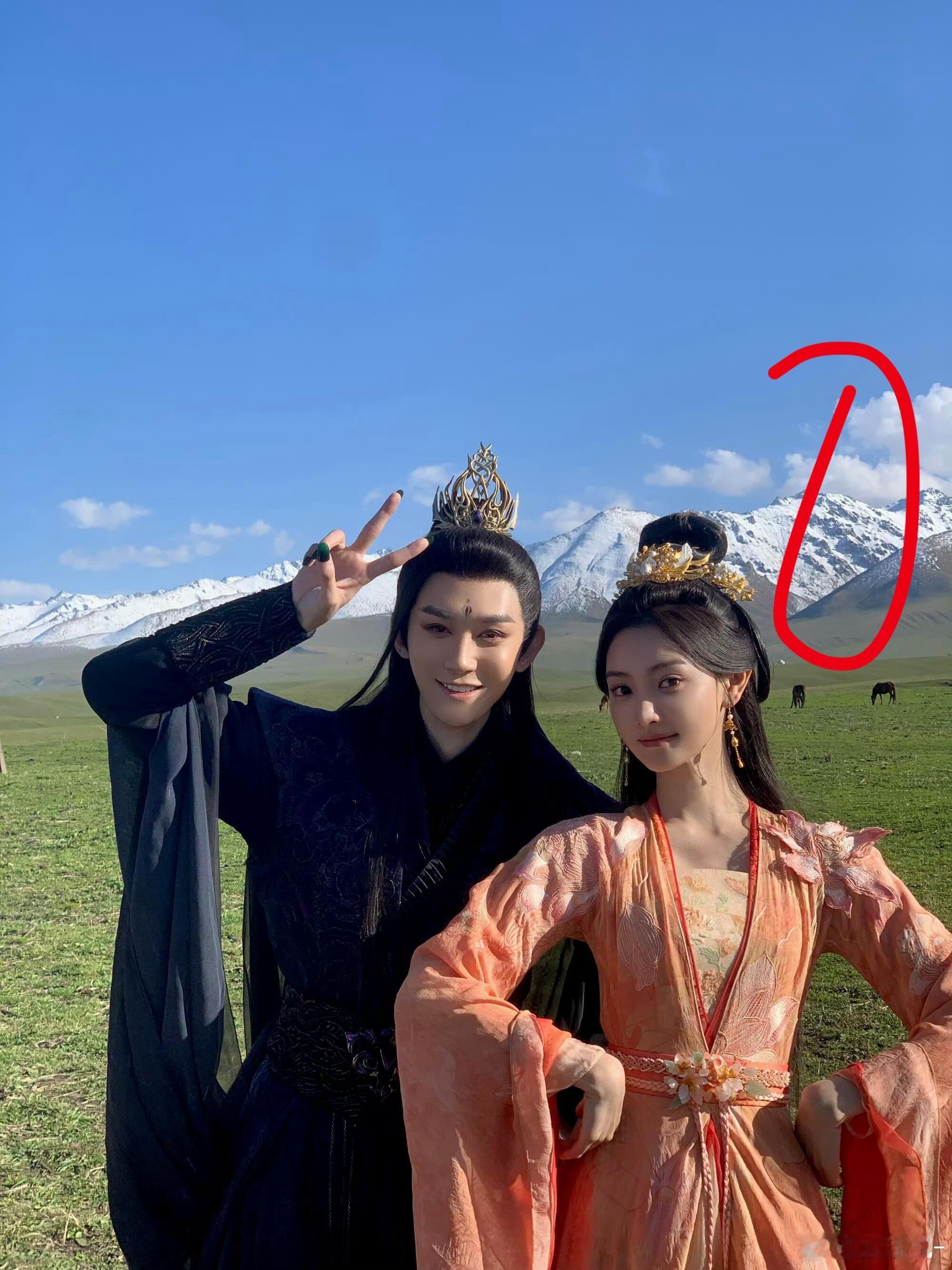 都说凡人修仙传的雪山背景像抠图，其实都是镜头惹的祸……​​​