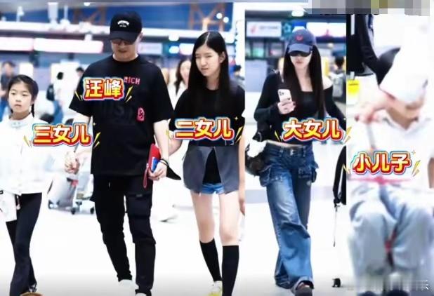 同样是汪峰的基因，章子怡、葛荟婕、康作如的女儿，差距一目了然前几天，汪峰带娃和森