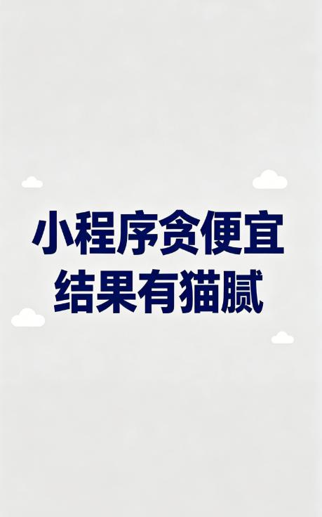 做小程序开发9年，接待过上千个客户，发现一个共性：所有被坑的客户，都有一个共同点
