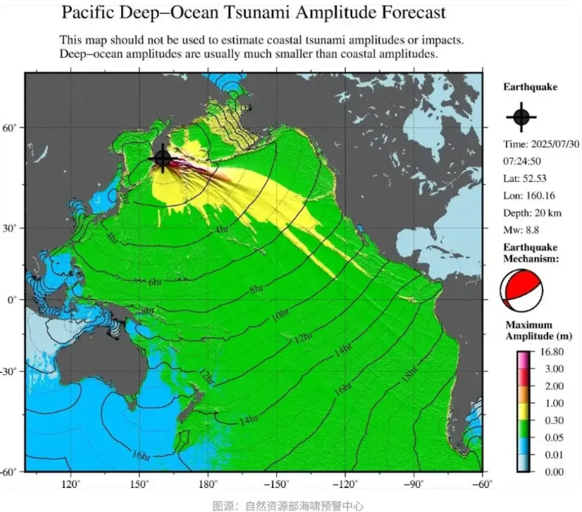 从今天的俄罗斯堪察加半岛8.8级大地震引发海啸，1960年智利9级大地震，以及2