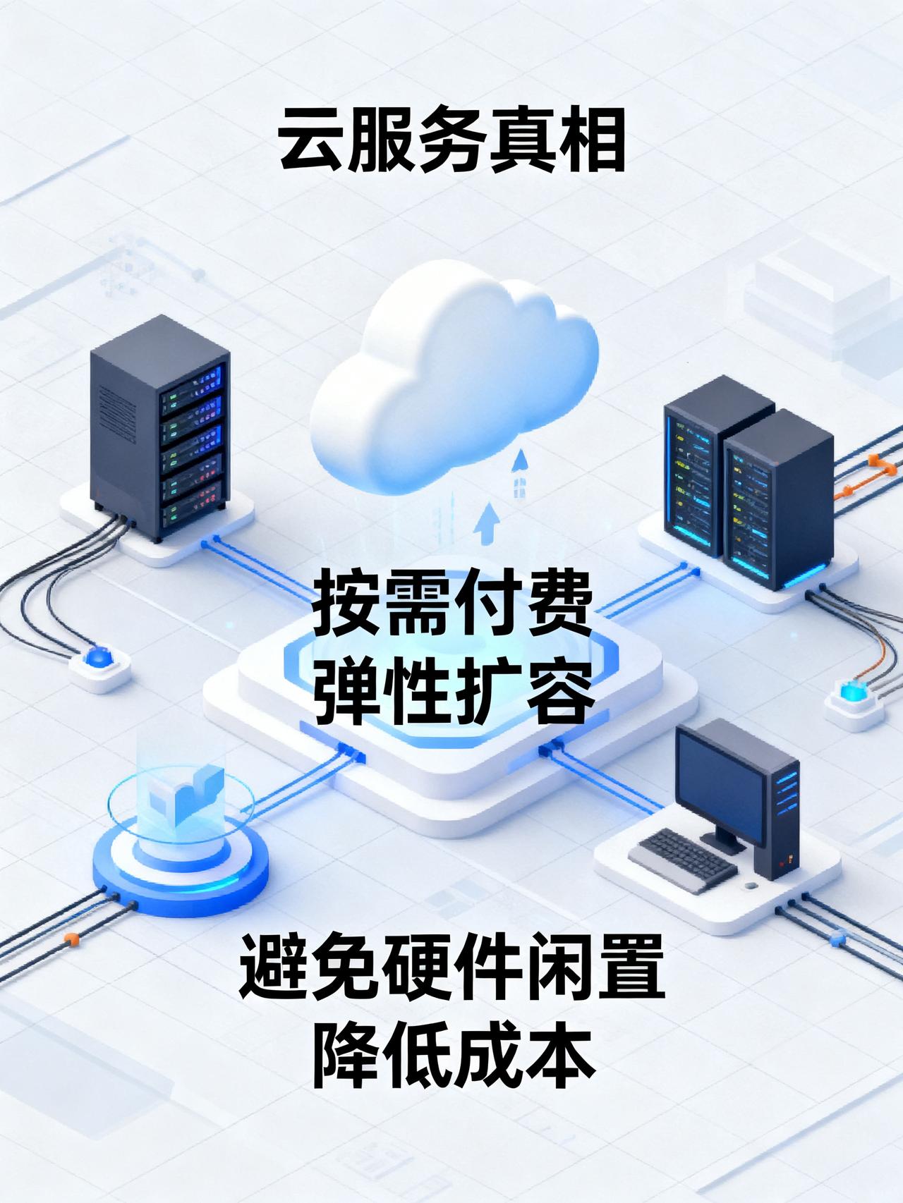 原来云服务器不是真的给你一台独立电脑藏在互联网背后没人说透的云服务真相，搞创业