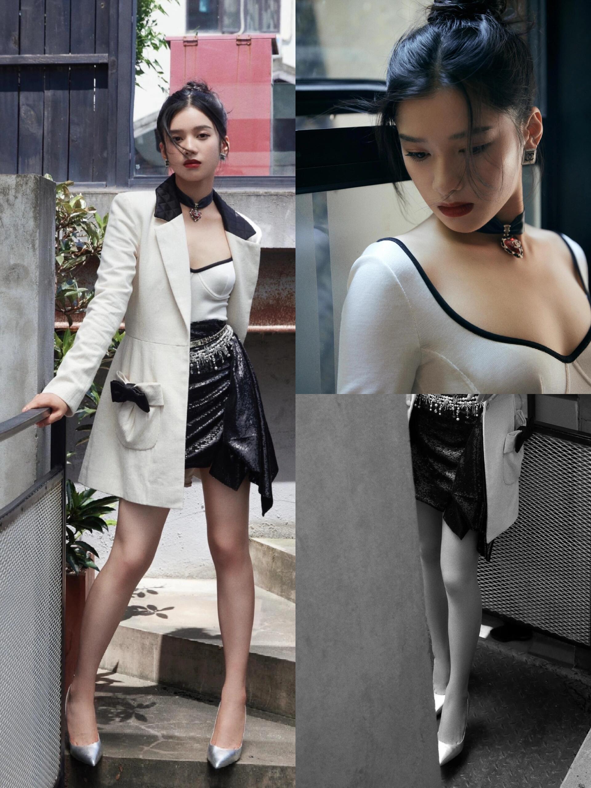 张婧仪真的从头美到脚，不愧是女神之躯！​​​
