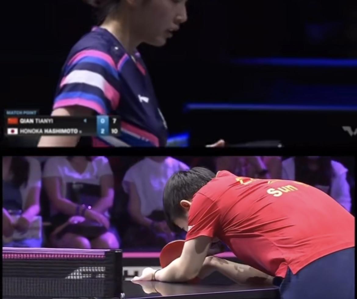看钱天一0:3输给了桥本帆乃香，第二节局更是只得到了2分，钱天一是国家队主力，至