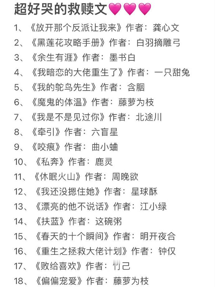 看小说的姐妹有福了！各类小说天花板都在这了😚​​​