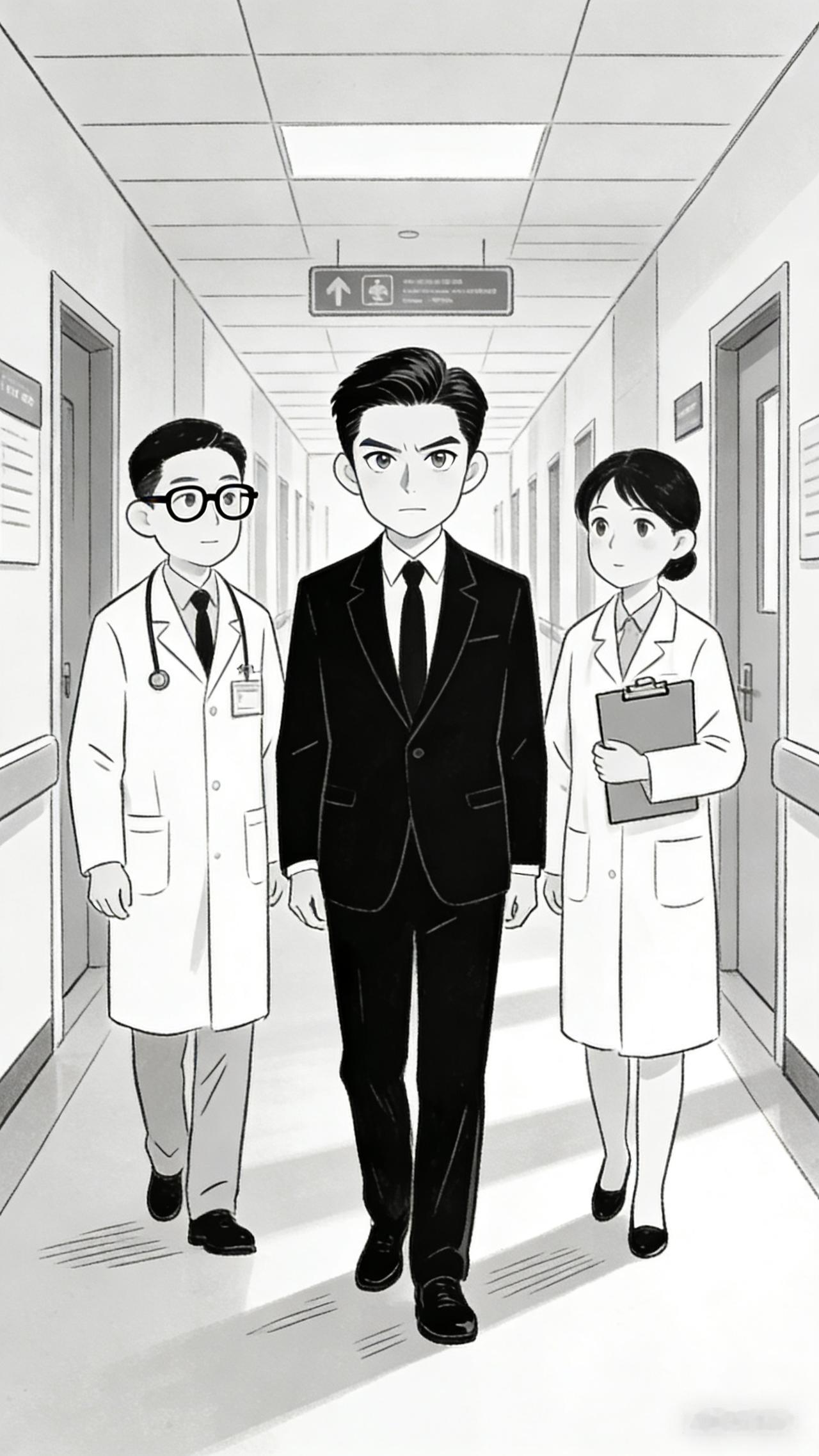 我有一个学生，在人民医院当党委书记，他读书时还是我的得意门生，我教语文课，不管哪