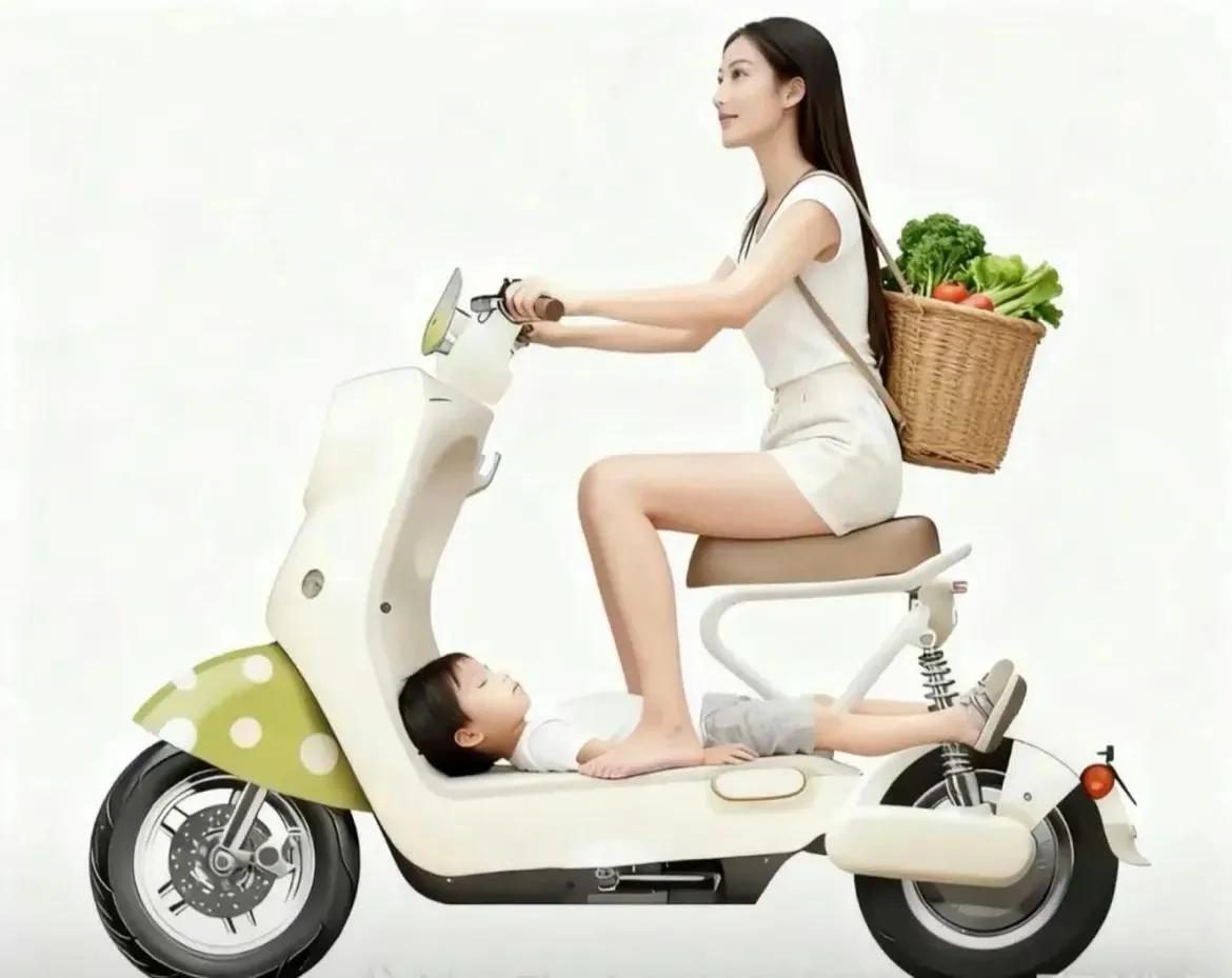 这张图片，看得我眼泪都要笑出来了。设计新国标电动车的专家，是不是都不骑电动自行