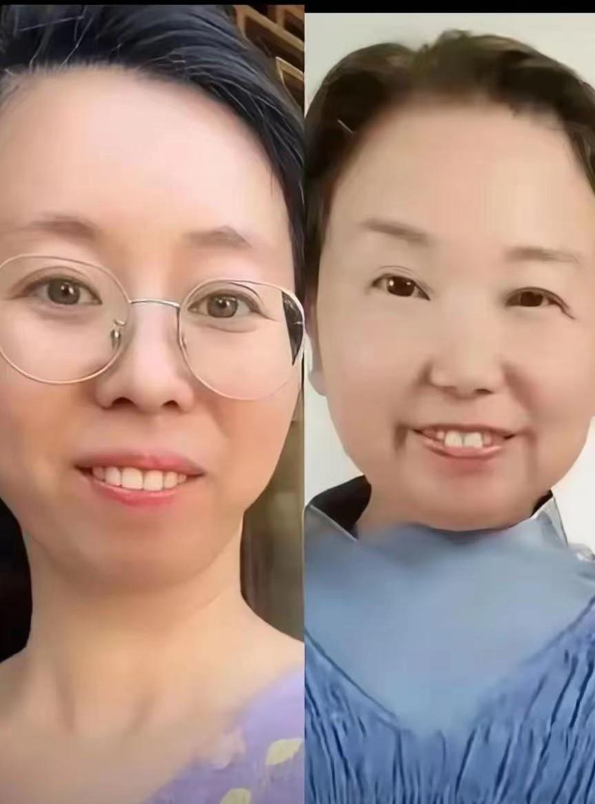 杜新枝婆媳俩长相太像了，一个模子刻出来，特别是下巴和大门牙。但我秉着不造谣，有一