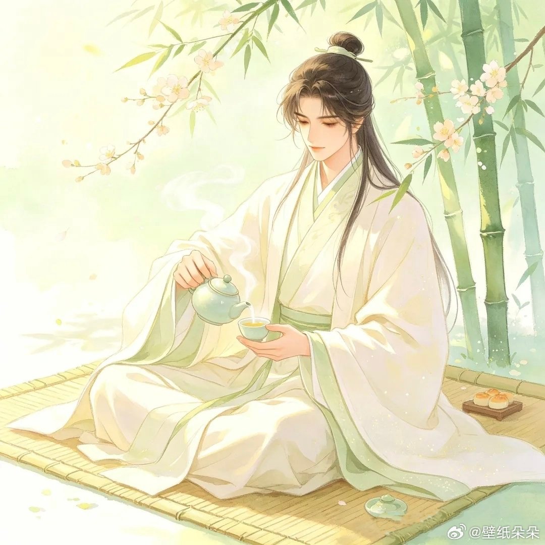 古风汉服人物插画头像