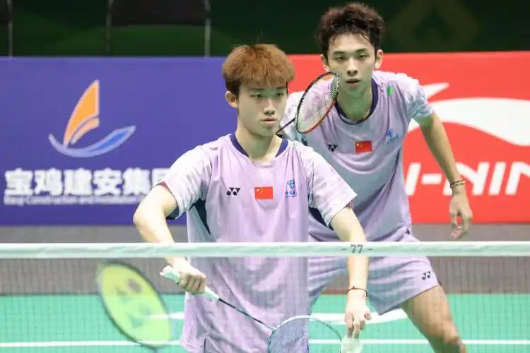 胡珂源/林祥毅瑞士赛一轮游!3月10日，在超级300瑞士羽毛球公开赛男双首轮比