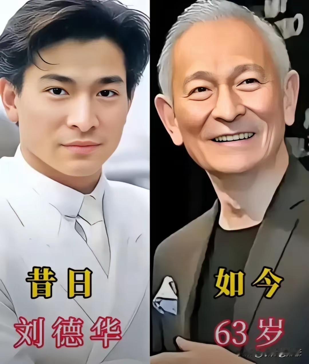 四大天王今昔对比！刘德华63岁还是帅，周润发70岁老了也是发哥他们不只是帅，