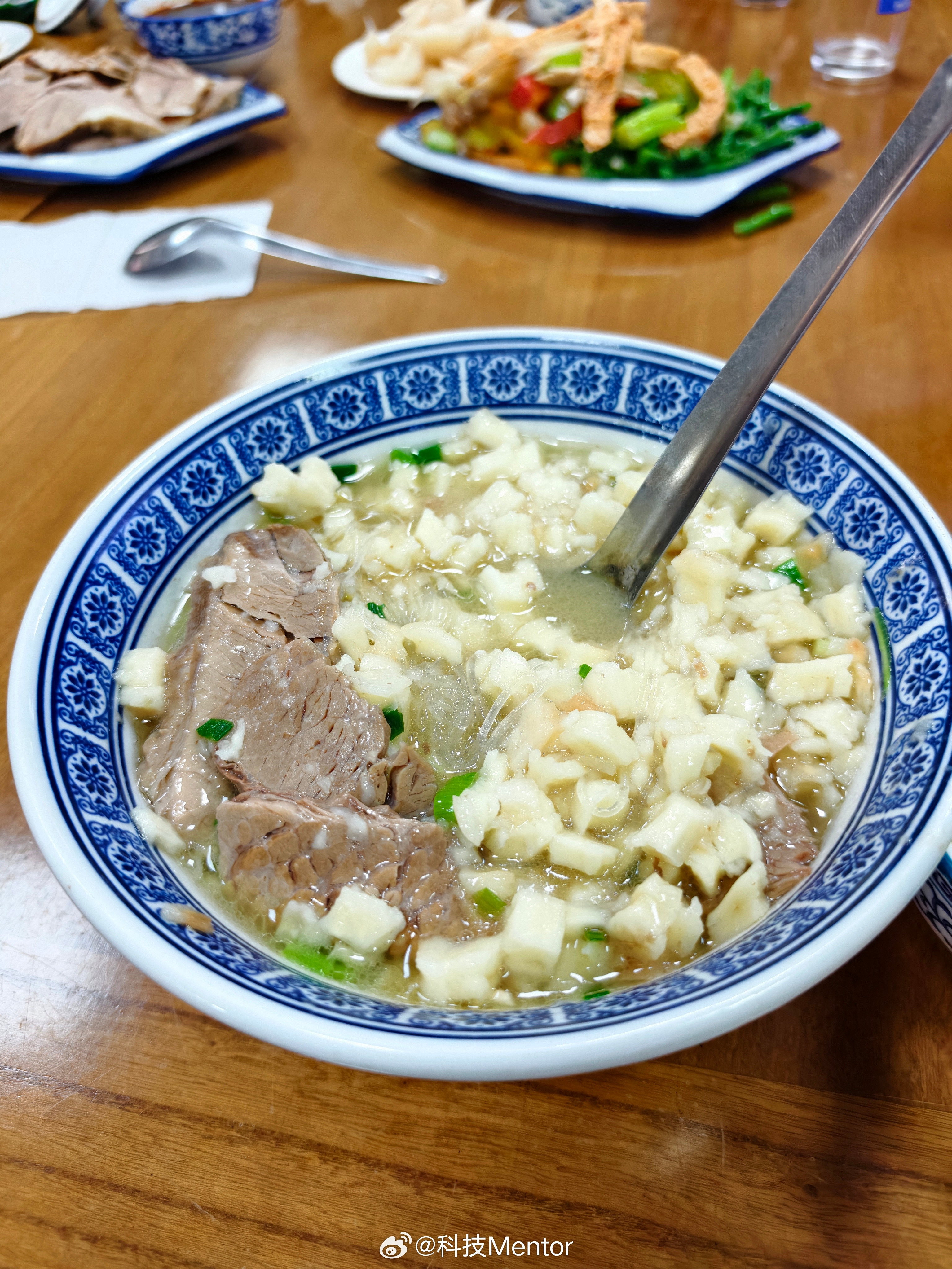 到了西安咋能不吃泡馍[捂脸哭]​​​