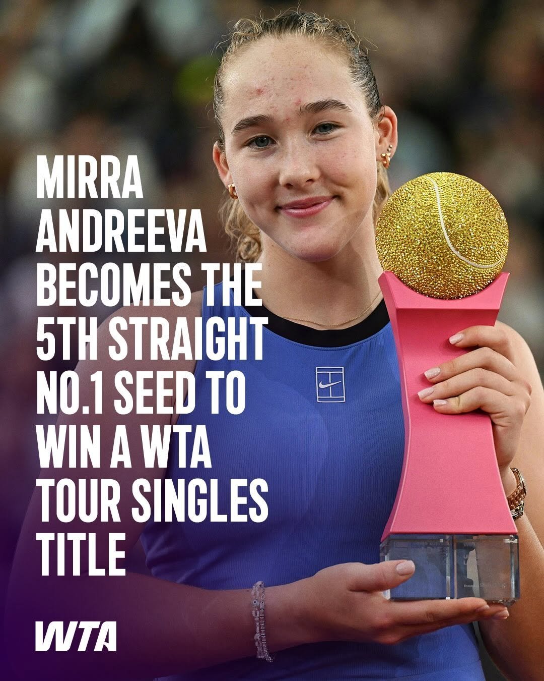 亮数据最近的五站巡回赛都见证了头号种子夺冠🔝印第安维尔斯：萨巴伦卡迈阿密：萨