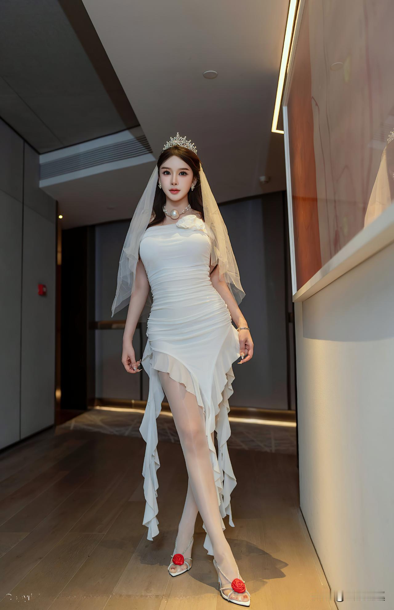 优雅婚纱照，梦幻公主风