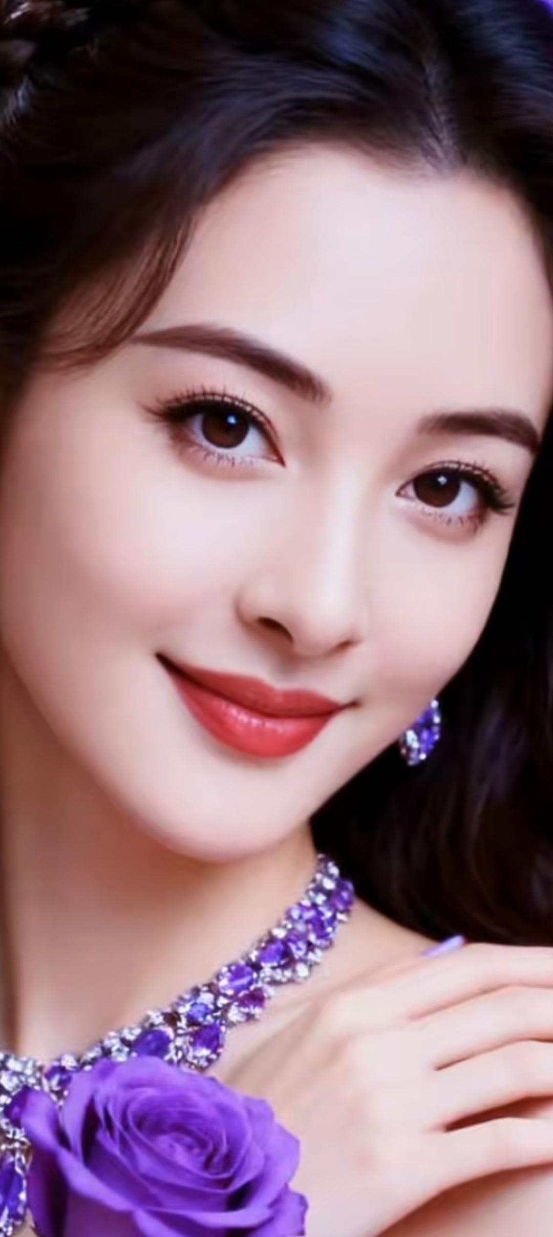 优雅紫玫瑰，闪耀珠宝，女神范儿十足！💍🌹✨