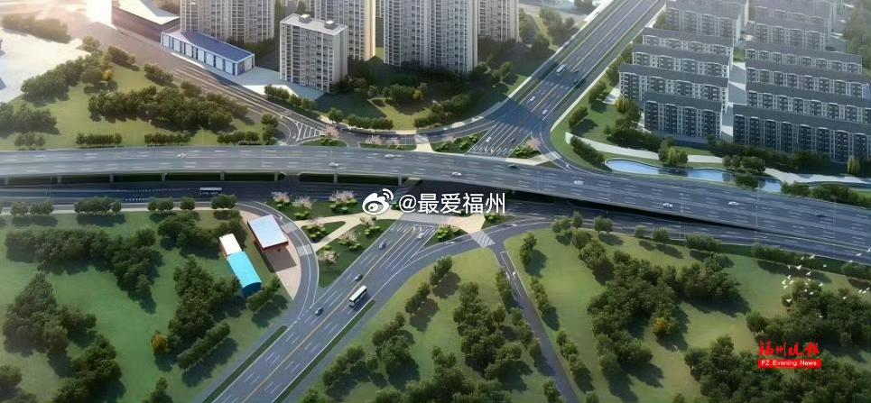 福州前横路快速化改造化工立交、前屿立交预计今年10月实现主体结构完工​​​vi