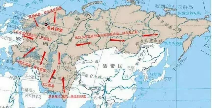 也许常年生活在高纬度地区，不断经历黑暗寒冷，俄国人对不冻港和阳光沙滩的追求与渴望