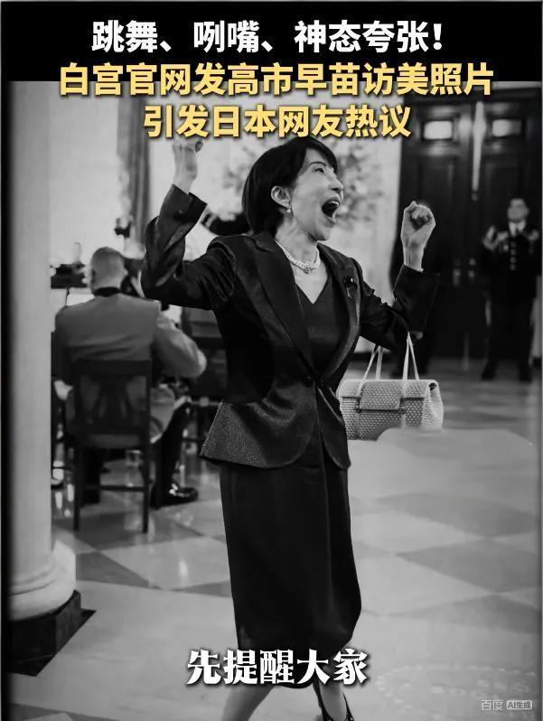 高市早苗访美姿态夸张，日本网友直呼“耻辱”3月20日，白宫发布日本首相高市早