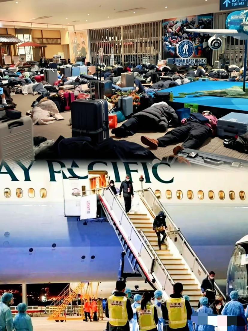 联系大使馆必须派飞机！​看视频里那几位在北海道机场大喊大叫的架势，还以为是哪