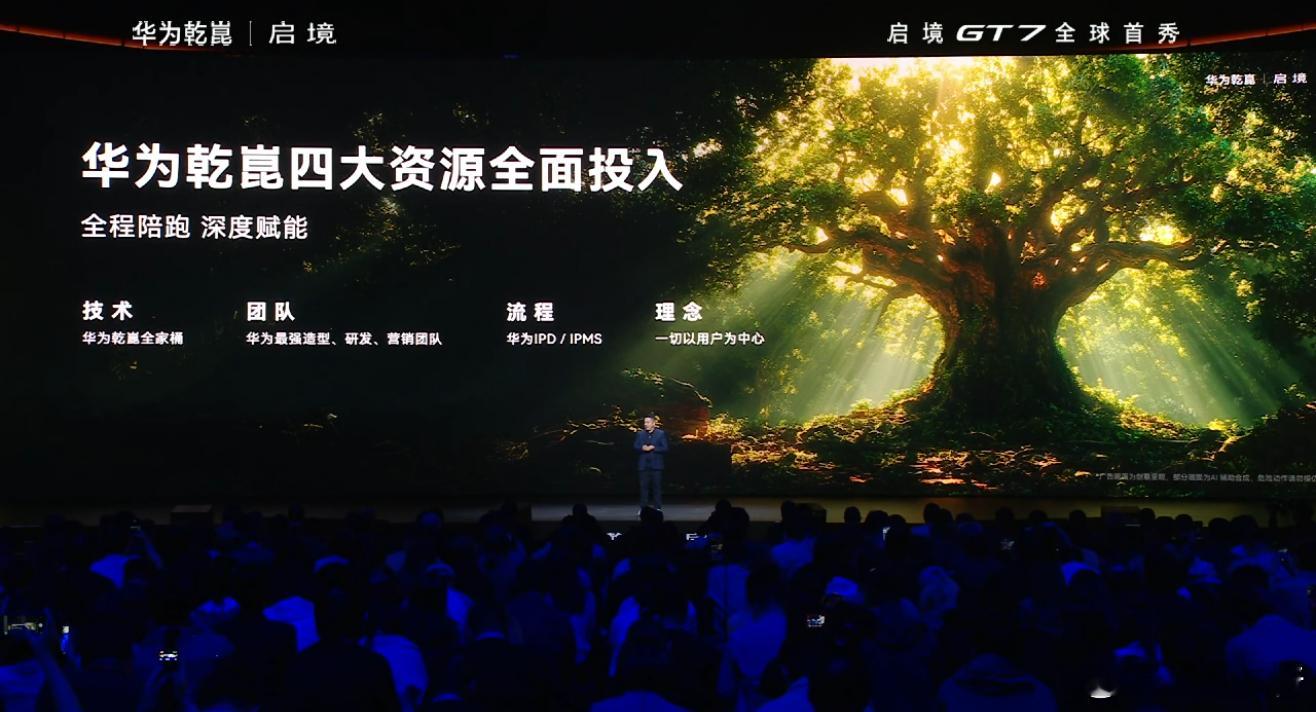 “境”品牌和鸿蒙智行合作是一样的，华为全流程赋能华为乾崑启境汽车